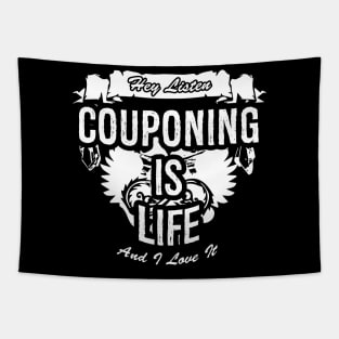 Couponing Is Life Creative Job Typography Design Tapestry