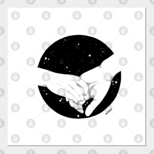 Holding Hands Posters And Art Prints Teepublic