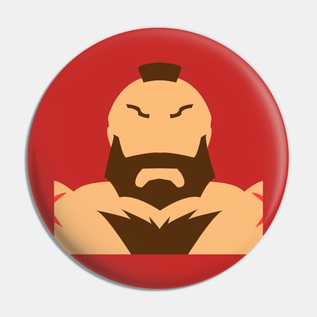 Zangief Vector Pin by MagicFlounder