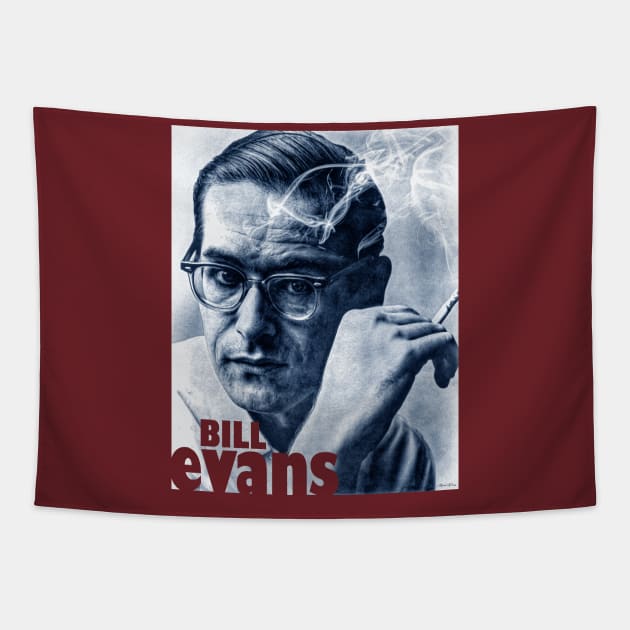 Bill Evans Tapestry by IconsPopArt