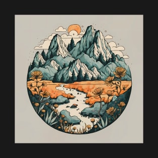 Rocky Mountain Scape T-Shirt