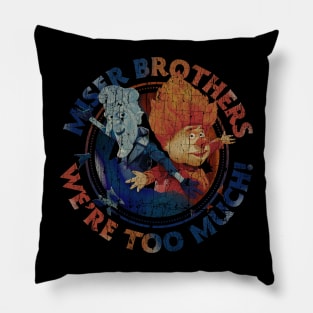 WE ARE MUCH! MISER BROTHERS VINTAGE Pillow