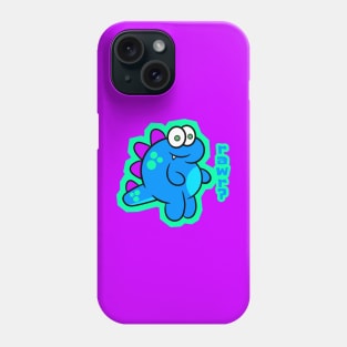 Blue Dinosaur Rawr Phone Case