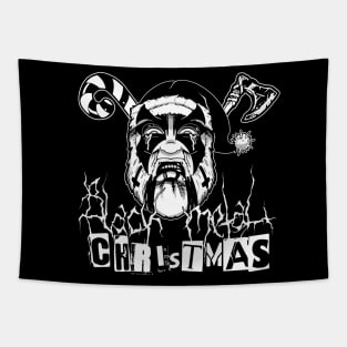 Black Metal Christmas Tapestry