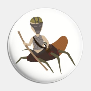 Original character insect man warrior Pin