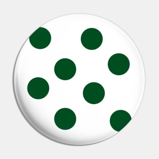 Green Polka Dots Pin