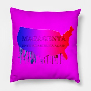 MAGAGENTA  Map Uniting America Again Pillow