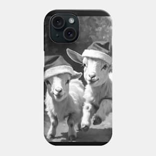 ⛧ Christmas baby goats ⛧ Phone Case