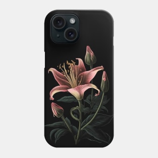 Red Lily Flower Phone Case