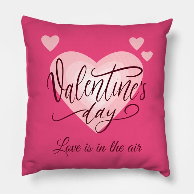 Love is in the air Pillow by Designs by Eliane