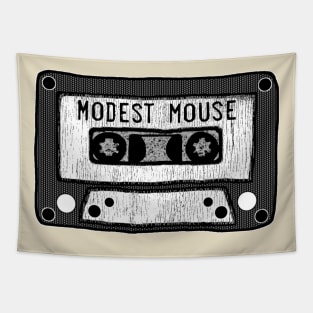 modest mouse cassette black and white Tapestry