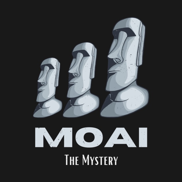 Rapa Nui Moai Easter Island Statues Heads Mystery by Foxxy Merch