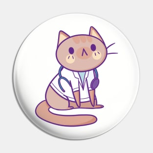 Doctor Cat Pin