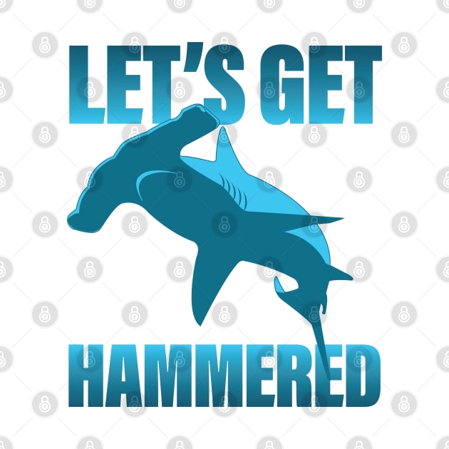 Let's Get Hammered - Hammerhead Shark by Vector Deluxe