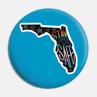 Stay Safe Florida Pin