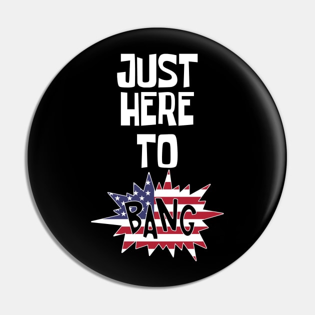 Just Here to Bang Pin by CF.LAB.DESIGN