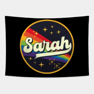 Sarah // Rainbow In Space Vintage Style Tapestry