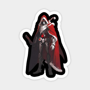 Ninja Cyborg Santa Magnet