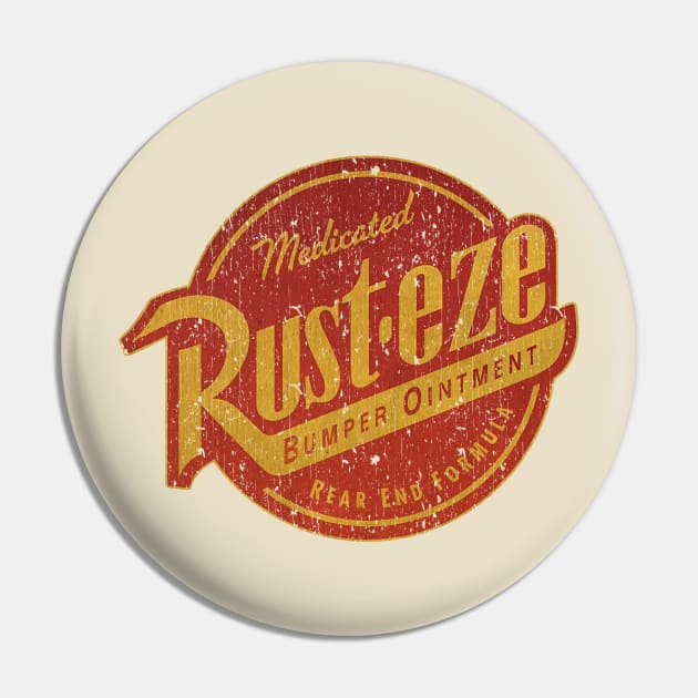 Rust-eze Bumper Ointment 1990 Vintage Pin by RASRAP