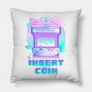 Vaporwave Arcade Machine Pillow