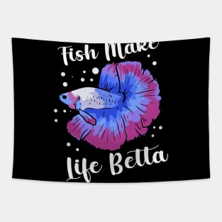 Betta Fish, Siamese Fighting Fish, Betta Splendens Tapestry