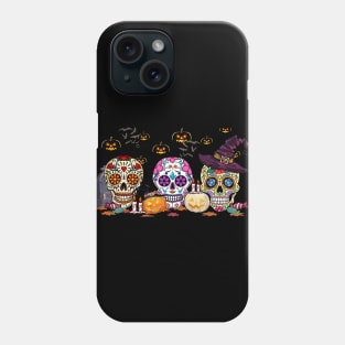 skull Halloween costume Phone Case