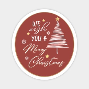 We wish You A Merry Christmas Magnet