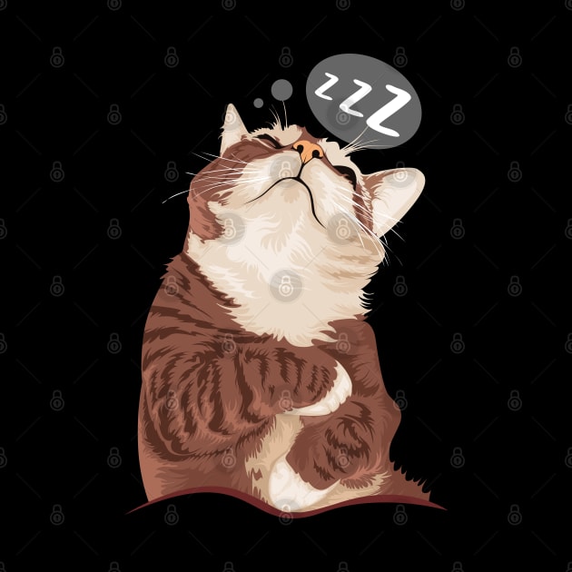 Sleeping Cat by Mako Design 