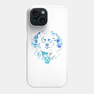 Defiant Woman In Blue Phone Case