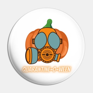 Quarantine-O-Ween Pumpkin Funny Halloween 2020 Costume Easy Costume Funny Gift for Halloween Radioactive Mask Quarantine Mask Pin