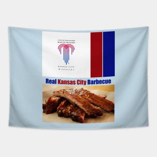 Real Kansas City Barbecue Tapestry