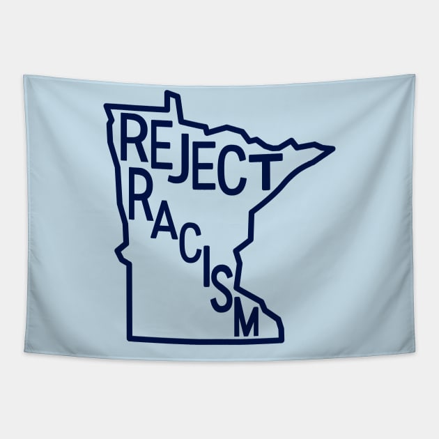 Reject Racism Tapestry by Midnight Run Studio