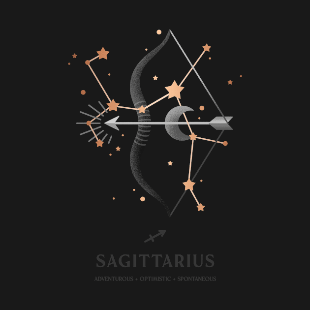 Sagittarius Constellation Zodiac Series by paulineberger