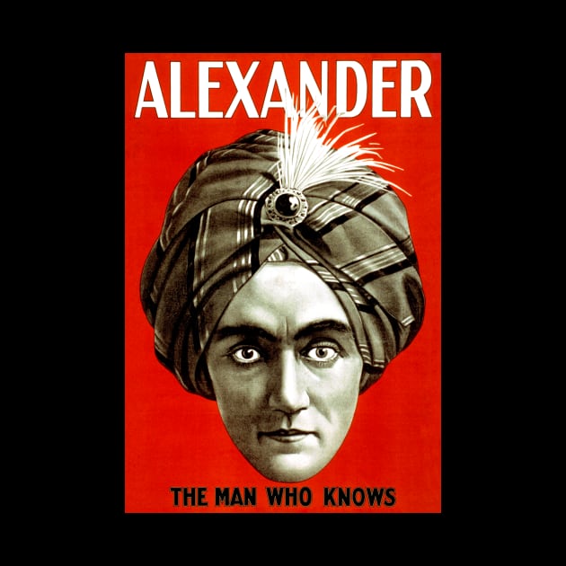 Alexander, The Man Who Knows 1920 Magician by rocketshipretro