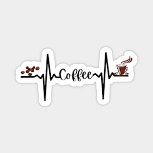 Coffee Pulse Design Magnet