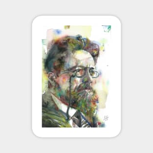 ANTON CHECHOV - watercolor portrait .5 Magnet