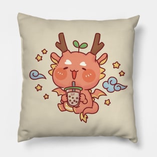 Cute Boba Dragon Pillow