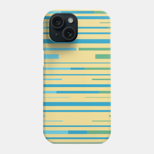 blue green lines Phone Case