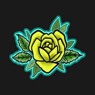 yellow heart shaped rose T-Shirt