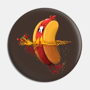Hotdoggy Paddle Pin