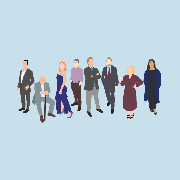 Succession Characters by logoarts