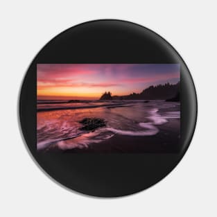 Sunset at the Beach Pin