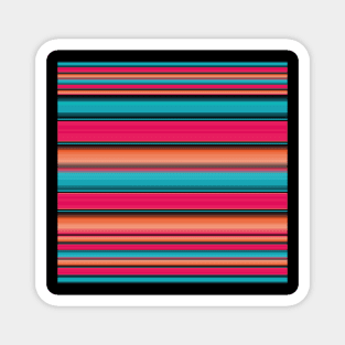 Pink Sarape Saltillo Magnet