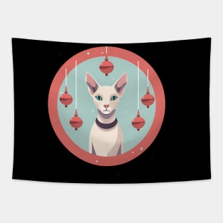 Oriental Shorthair Cat Xmas  Ornament, Love Cats Tapestry