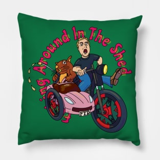 Squirrel Rider Pillow