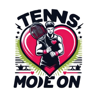 tennis, tennis mode on T-Shirt