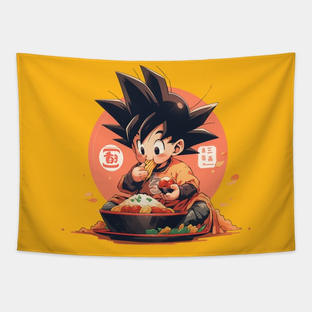 kid goku Tapestry by lets find pirate