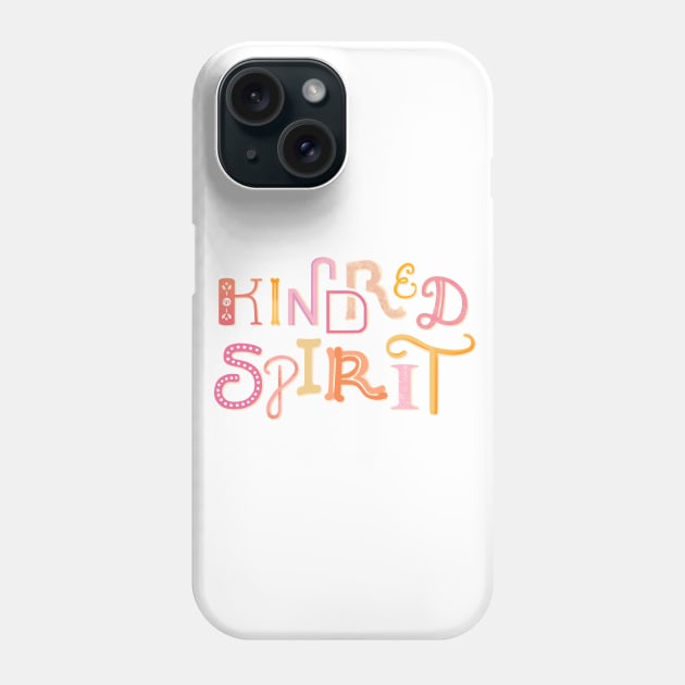 Kindred Spirit (pink) Phone Case by BumbleBess