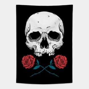 Skull and Roses Tapestry