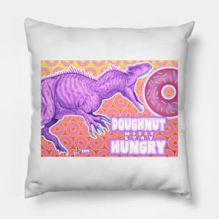 Doughnut Worry Stay Hungry Pillow